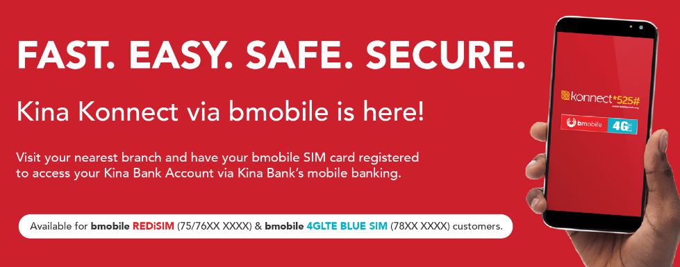 How to access Kina bank account through Mobile phone